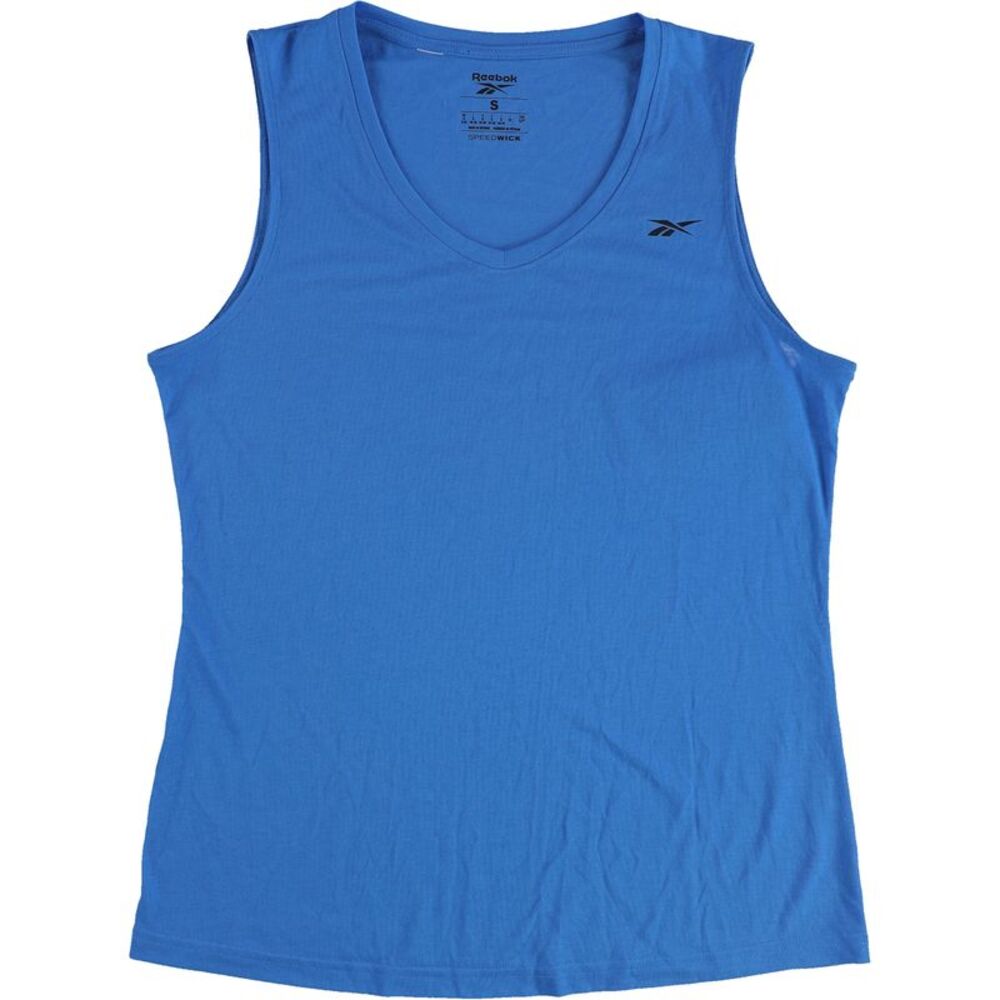 Reebok Mens US Vector Supremium Muscle Tank Top, Blue, S, DM